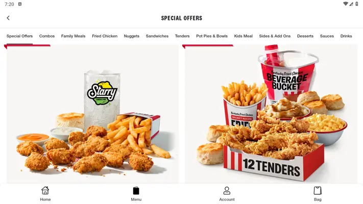 KFC US android App screenshot 2